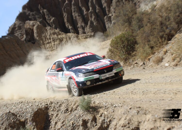 “1er  RALLY  IILIMANI  2022”  GARCIA – CHURA – ALI EID – TORRICO  Y  K. QUISPE  RUEDAN  PRIMERO