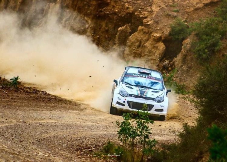 5TO «RALLY ANDALUZ» RAFAEL MENDOZA DE LA CLASE PROTO EL PRIMERO EN PARTIR